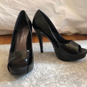 Jessica Simpson black heels